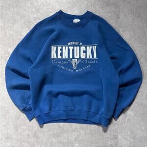 90s Vintage Kentucky Wildcats Blue Crewneck Size L